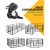 i.Pet 32" 8-Panel Foldable Dog Playpen Cage with Access Door, Powder Coated Finish, Black - Easy Setup & Transport