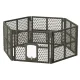 i.Pet 6-Panel Dog Playpen Enclosure, Durable PP Plastic, Spacious & Foldable Design for Dogs, Cats, Rabbits, Guinea Pigs
