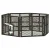 i.Pet 6-Panel Dog Playpen Enclosure, Durable PP Plastic, Spacious & Foldable Design for Dogs, Cats, Rabbits, Guinea Pigs