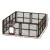 i.Pet Dog Playpen Enclosure - 8 Panel Durable PP Plastic Fence, Foldable Design, Various Shapes, Easy Setup & Storage