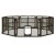 i.Pet Dog Playpen Enclosure - 8 Panel Durable PP Plastic Fence, Foldable Design, Various Shapes, Easy Setup & Storage