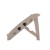 i.Pet Foldable Dog Ramp Steps for Bed, Sofa, Car - Stable, Slip-Resistant, Lightweight PP Plastic, 62x40x49cm, Beige