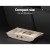 i.Pet Foldable Dog Ramp Steps for Bed, Sofa, Car - Stable, Slip-Resistant, Lightweight PP Plastic, 62x40x49cm, Beige