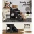 i.Pet Foldable Dog Ramp Steps - Portable, Non-Slip, Durable PP Plastic for Bed, Sofa, Car | Black | 62x40x49.5cm