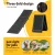 i.Pet Foldable Dog Ramp & Steps - Portable, Non-Slip, Eco-Friendly Polyethylene, 182cm, for All Breeds & Cars, Black