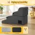 i.Pet 2-in-1 Grey Foam Dog Stairs & Bed: Non-Slip Suede, Washable, 40x71x50cm - Safe, Supportive