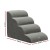 i.Pet 4-Tier Dog Ramp Steps - High-Density Foam, Non-Slip Suede, Water-Resistant, 74x41x50cm, Easy-C