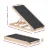i.Pet Adjustable Dog Ramp & Steps - 70cm Wooden Fir with Anti-Slip Carpet, Foldable for Bed, Sofa, Car - Supports 30kg