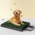 i.Pet Training Tray: Large Dog Potty with Grass Mat, Odourless, Non-Toxic, Easy Clean, 64x52cm, Indoor/Outdoor Use
