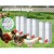Giantz 4L Chicken Feeder and Water Dispenser Kit, Automatic PVC Poultry Waterer, Gravity Feed, Easy Clean, White Giantz 4L Chicken Feeder and Water Dispenser Kit, Automatic PVC Poultry Waterer, Gravity Feed, Easy Clean, White