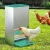 Giantz Automatic Chicken Feeder 30L Galvanised Steel, Treadle Self-Opening, Rust Resistant, Mess-Free, Easy Assembly