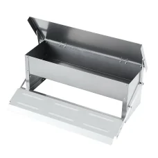 Giantz 5KG Automatic Chicken Feeder - Rust-Proof Galvanised Steel, Pest-Resistant, Weight-Operated Lid, Easy Maintenance