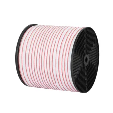 Giantz 400M Electric Fence Polytape Wire, 40mm Wide, 13 Stainless Steel Strands, UV-Resistant, Red White