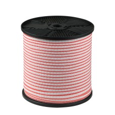 Giantz 400M Electric Fence Polytape - Red & White, 12mm, UV Treated, High Visibility, 5-Strand Stainless Steel Giantz 400M Electric Fence Polytape - Red & White, 12mm, UV Treated, High Visibility, 5-Strand Stainless Steel