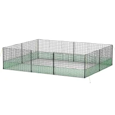 i.Pet Electric Chicken Fence - 25m x 125cm UV-Resistant Poultry Netting w/ Accessories & Door, Multipurpose Use