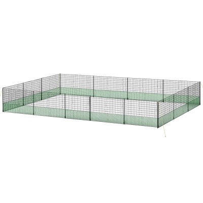 i.Pet Electric Chicken Fence 50Mx125CM - UV-Resistant, Heavy-Duty Poultry Netting with Electrified Wires & Accessories