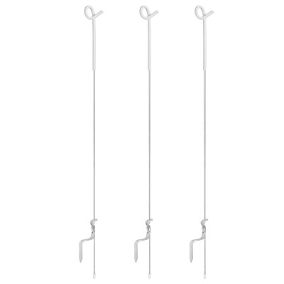 Giantz 20x Electric Fence Pigtail Posts - Durable Steel, 104CM, Anti-Rust, PP Insulated, Easy Install, 1-Year Warranty