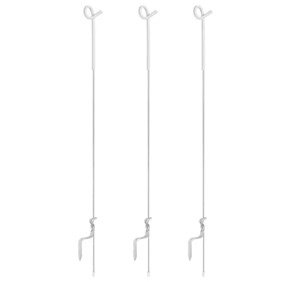 Giantz 20x Electric Fence Pigtail Posts - Durable Steel, 104CM, Anti-Rust, PP Insulated, Easy Install, 1-Year Warranty