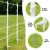 Giantz Electric Fence Posts 20pcs, 106.5CM, Durable UV-Stabilised PP, 8 Wire Positions, Galvanised Spike, White