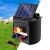 Giantz 3KM Solar Fence Energiser 0.1J, Monocrystalline Panel, Waterproof, 15-20 Day Charge, Safe Livestock Control