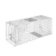 Gardeon Humane Animal Trap Cage - Galvanised Iron, 79x28cm, Collapsible, Spring Loaded Door, Eco-Friendly Pest Control