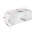 Gardeon Humane Animal Trap Cage - Galvanised Iron, 79x28cm, Collapsible, Spring Loaded Door, Eco-Friendly Pest Control
