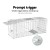 Gardeon Humane Animal Trap Cage - Galvanised Iron, 79x28cm, Collapsible, Spring Loaded Door, Eco-Friendly Pest Control