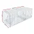 Giantz Gardeon Large Humane Animal Trap Cage 150x50cm - Rust-Resistant Galvanised Iron, Collapsible & Safe Design