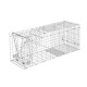 Giantz Gardeon Large Humane Animal Trap Cage - 66x23cm, Rust-Resistant Galvanised Iron, Collapsible Design, Safe Capture Giantz Gardeon Large Humane Animal Trap Cage - 66x23cm, Rust-Resistant Galvanised Iron, Collapsible Design, Safe Capture