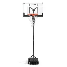 Everfit Portable Pool Basketball Hoop System, Adjustable 1.05M-2.1M, Steel Frame, Wheels, Weather-Resistant Net