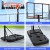 Everfit 3.05M Portable Basketball Hoop Stand System, Height Adjustable, Steel Frame, Weatherproof Backboard, Wheels