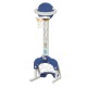 Keezi Kids Adjustable 6-in-1 Sports Centre - Basketball, Soccer, Golf & More, Non-Toxic PP, Ages 3-7, Blue