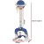 Keezi Kids Adjustable 6-in-1 Sports Centre - Basketball, Soccer, Golf & More, Non-Toxic PP, Ages 3-7, Blue