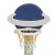 Keezi Kids Adjustable 6-in-1 Sports Centre - Basketball, Soccer, Golf & More, Non-Toxic PP, Ages 3-7, Blue