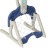 Keezi Kids Adjustable 6-in-1 Sports Centre - Basketball, Soccer, Golf & More, Non-Toxic PP, Ages 3-7, Blue