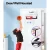 Everfit 23" Mini Basketball Hoop Backboard for Door Wall Mount, Shatterproof PET, Steel Rim, Kids, Black, Set with Ball