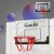 Everfit 23" Mini Basketball Hoop Backboard for Door Wall Mount, Shatterproof PET, Steel Rim, Kids, Black, Set with Ball