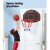 Everfit 38" Basketball Hoop Backboard for Door or Wall, Shatterproof HDPE, Steel Rim, Waterproof Net, Kids Sports