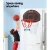 Everfit 38" Basketball Hoop Backboard for Door or Wall, Shatterproof HDPE, Steel Rim, Waterproof Net, Kids Sports