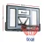 Everfit 45" Wall Mounted Basketball Hoop System, Shatterproof Backboard, Steel Ring, Weatherproof Net, 110x75cm