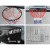 Everfit 45" Wall Mounted Basketball Hoop System, Shatterproof Backboard, Steel Ring, Weatherproof Net, 110x75cm