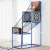 Basketball Arcade Game Electronic Scorer for Kids, Adjustable Height, 3 Games, Indoor Outdoor, Blue, 81x41.5x134cm