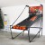 Basketball Arcade Game Electronic Scorer, 8 Games, Double Shoot, Steel Frame, Indoor/Outdoor, 216x107x205cm, Black