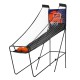 Basketball Arcade Game Double Shoot with Electronic Scorer, Steel Frame, 8 Games, 205x70x205cm, Indoor Outdoor