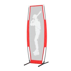 Everfit Portable Baseball Pitching Kit with Steel Frame, Reversible Net, Easy Set-Up, Waterproof Carry Bag - All Ages