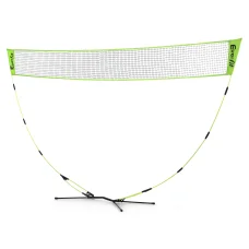 Everfit 3M Portable Sports Net - Durable Steel Frame, PE Mesh, Easy Setup for Badminton, Tennis, Volleyball (Yellow)