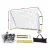 Everfit 3.6m Portable Soccer Goal Net - Durable Steel Frame, Quick Setup, Lightweight, with Carry Bag, 4 Ground Stakes