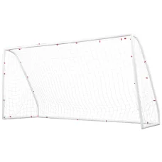 Everfit 12FT Soccer Football Goal with Sturdy UPVC Frame and Weatherproof PE Mesh Net, Portable for Backyard Training