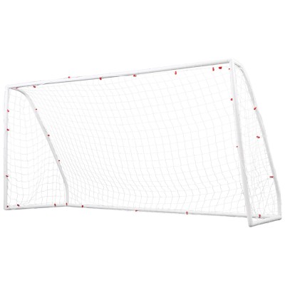 Everfit 12FT Soccer Football Goal with Sturdy UPVC Frame and Weatherproof PE Mesh Net, Portable for Backyard Training Everfit 12FT Soccer Football Goal with Sturdy UPVC Frame and Weatherproof PE Mesh Net, Portable for Backyard Training
