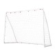 Everfit 8FT UPVC Soccer Football Goal with Knotted PE Mesh Net, Weatherproof, Portable, Durable Backyard Training Everfit 8FT UPVC Soccer Football Goal with Knotted PE Mesh Net, Weatherproof, Portable, Durable Backyard Training